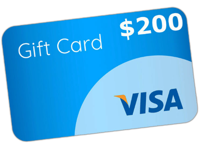 $200 Visa Gift Card